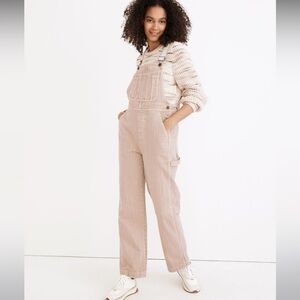 Madewell x Backdrop Overalls Pink - Size M